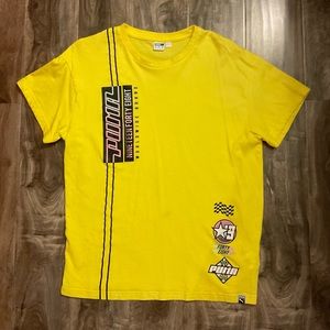 Vibrant yellow Puma t-shirt
